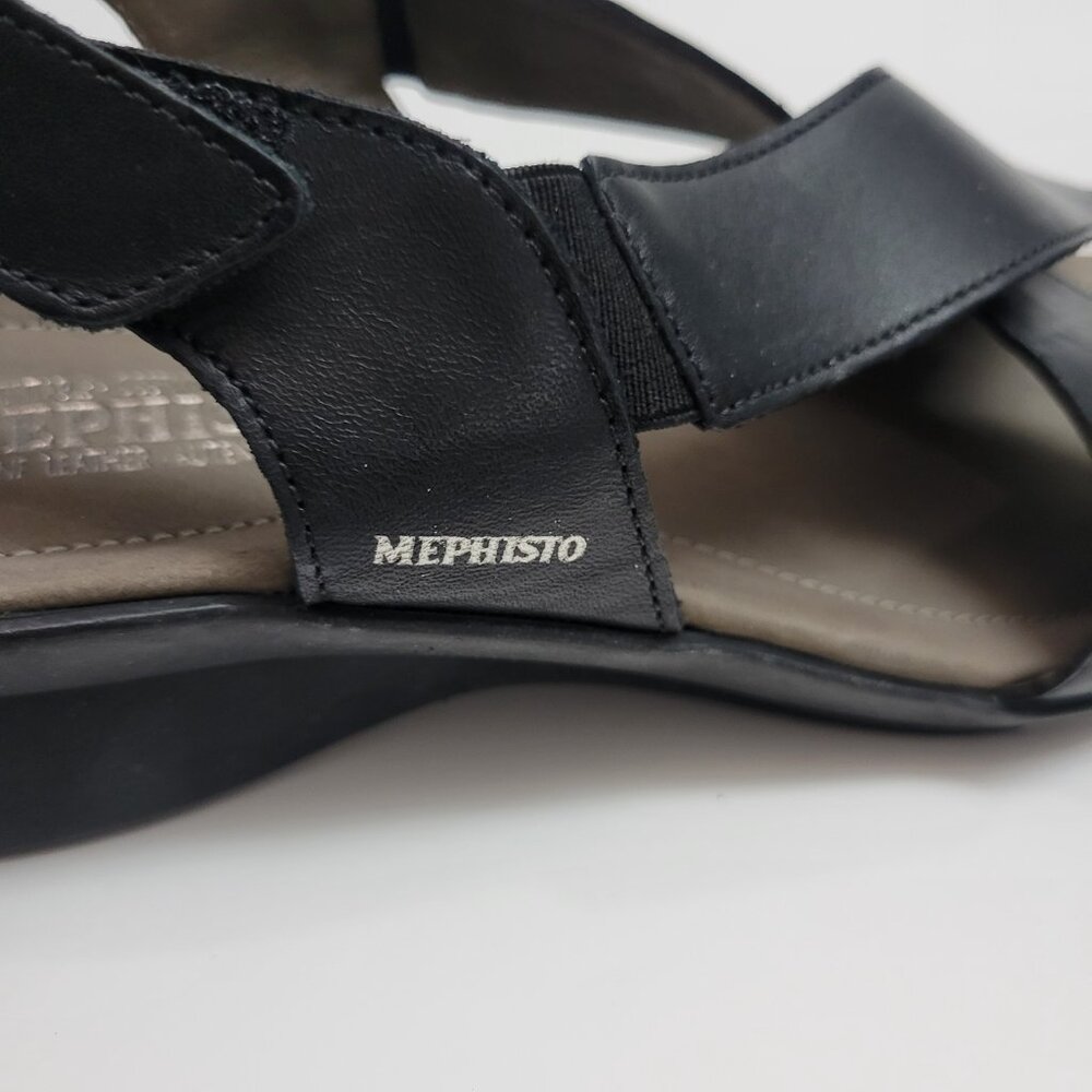 Mephisto Women's Slingback Crisscross Leather Sandals sz 39 - Picture 9 of 11